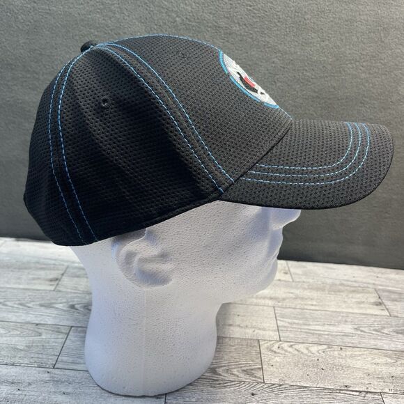 CBS Sports NFL CBS Ball Cap Hat Embroidered Patch Hook/Loop Strap Adjustable EUC - Picture 13 of 13